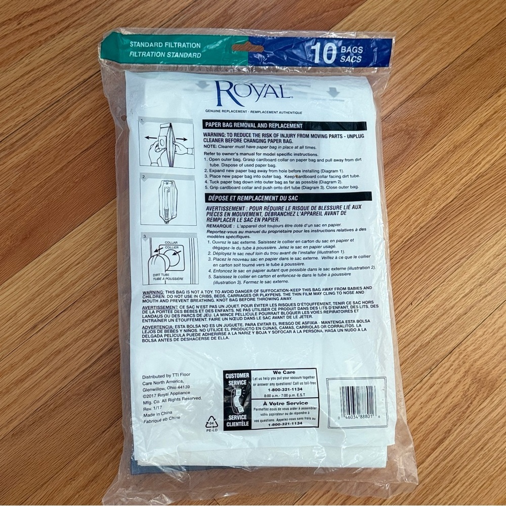 NEW Royal Vacuum Bags - Type B Pack of 10 - Picture 2 of 2
